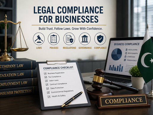 Legal Compliance for Businesses in Pakistan