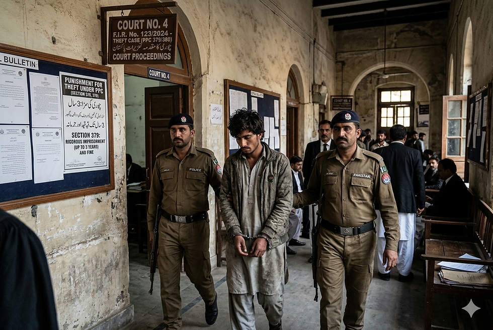 Punishment for Theft Under PPC