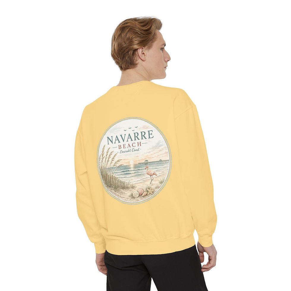 Thumbnail: Navarre Beach Vintage Coastal Sweatshirt