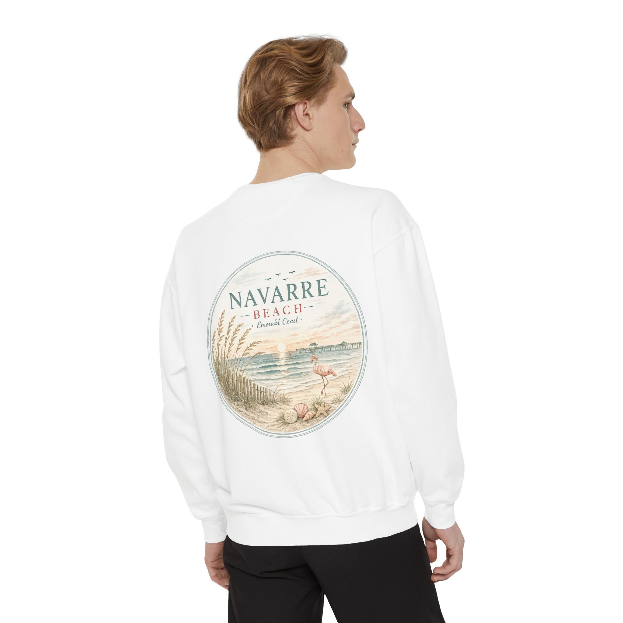 Navarre Beach Vintage Coastal Sweatshirt