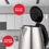 Thumbnail: Sharp Kettle 1.8l Stainless Steel EKJ-18WN-S | Auto-Cut function, Auto Lid Open