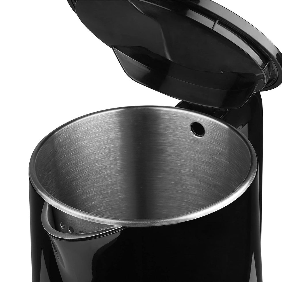 Thumbnail: Sharp Kettle 1.5L Black Glassy EKJ-15DN-B | Quick Boiling + Dry-Boil Protection