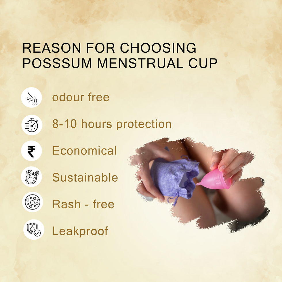 Thumbnail: Possum Reusable Menstrual Cup | Medium