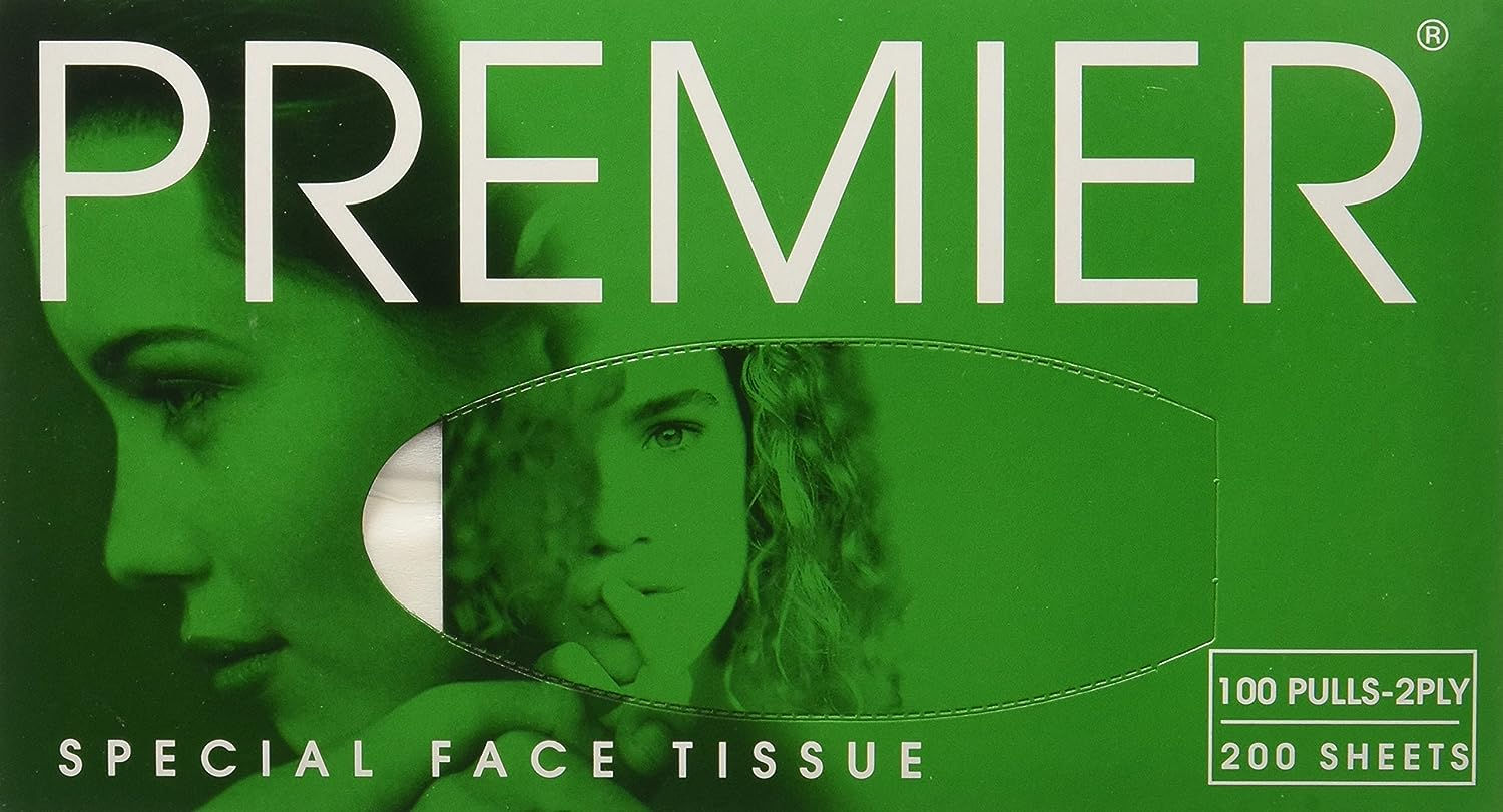 Premier Face Tissue 100s 2ply Box 4x1 Pack