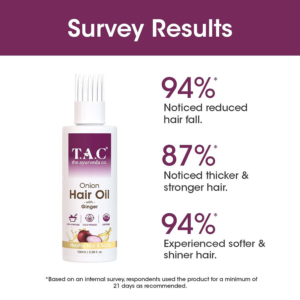 Thumbnail: TAC Onion Hair Oil with Ginger - 100ml