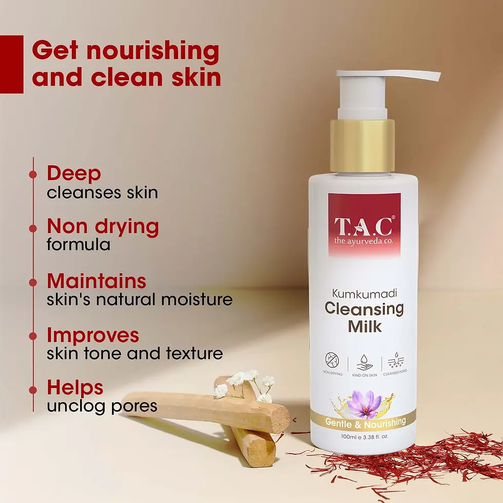 Thumbnail: TAC Kumkumadi Cleansing Milk-100ml
