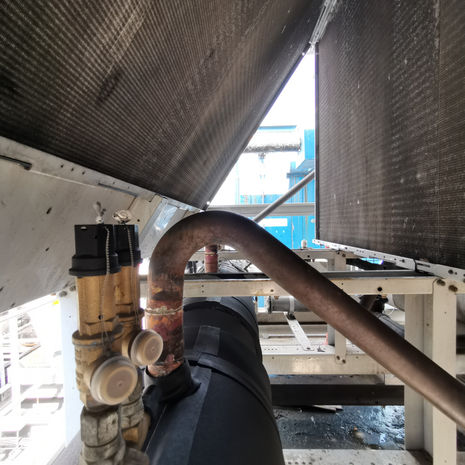 Westminster Tower repair closeup