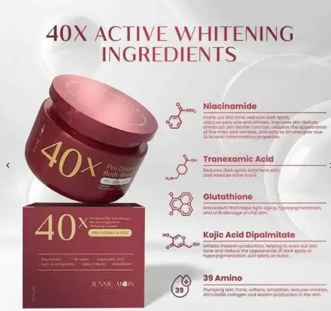 Thumbnail: Jennie Moon 40X Pro Derma Plus Body Booster – Pro Derma White, 250g