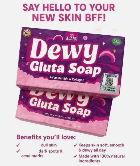 Thumbnail: ALADA Natural Dewy Gluta Soap 70g – With Niacinamide & Collagen