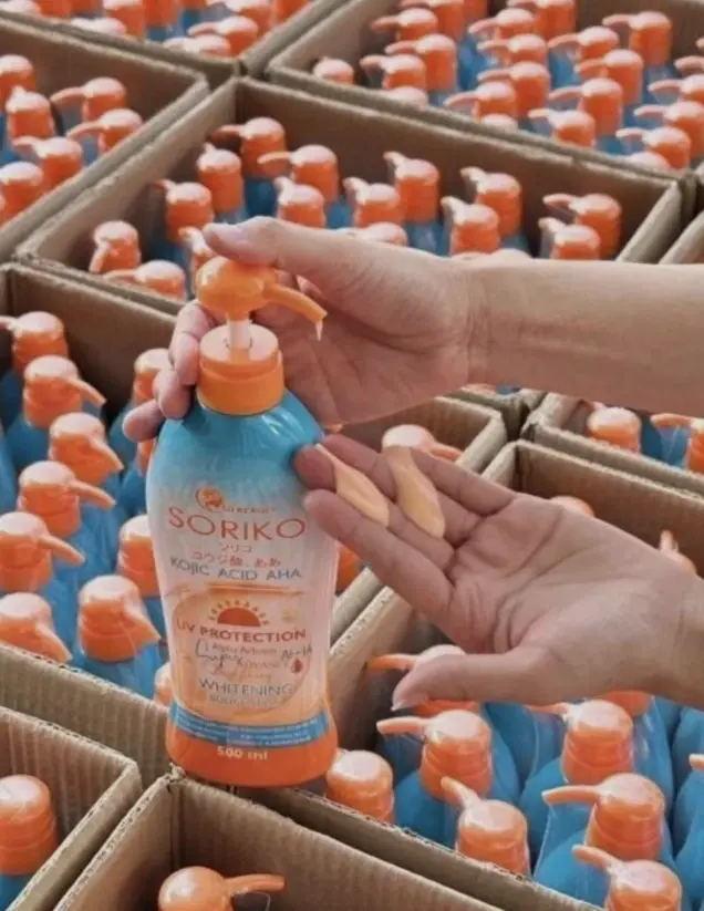 Thumbnail: So Beauty Soriko Kojic Acid AHA with UV Protection Body Lotion, 500ml