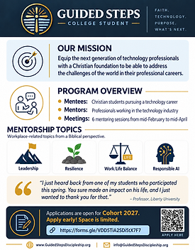 Poster/Flyer for 2027 Cohort