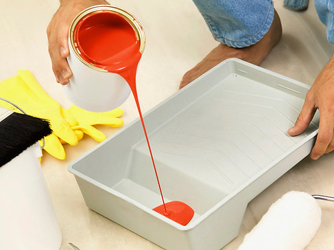 Paint Pouring Setup