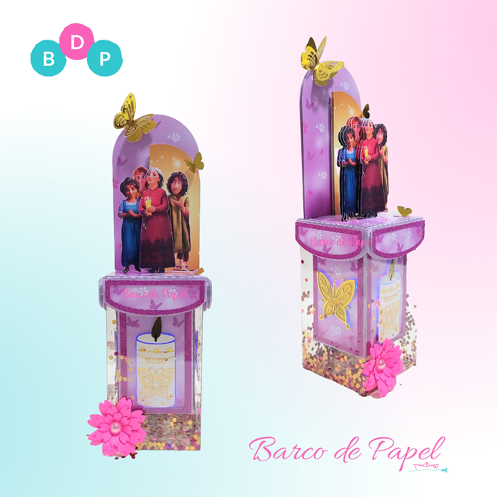 BDP-013 Charm Showcase Box Template #4