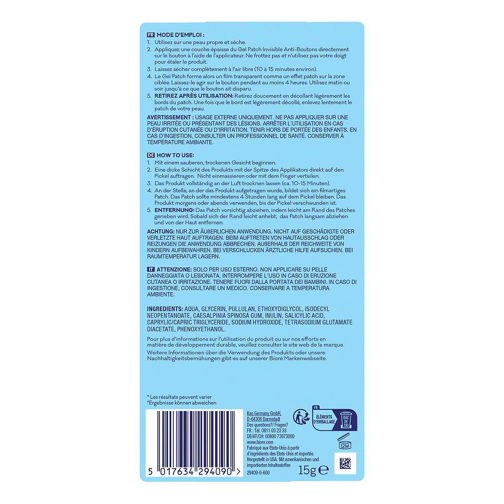 Thumbnail: BIORÉ Anti-Pickel Unsichtbares Peel-Off Gel