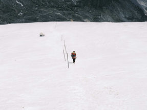 Everest Base Camp trek in Nepal with Khumbu Icefall and Himalayan peaks