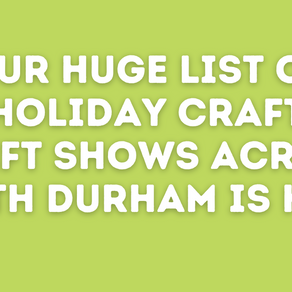 North Durham's Holiday Craft & Gift Show Lineup!