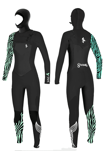 Miniatura: Sirenas zebra 5.4 mm con gorro fijo full sellado