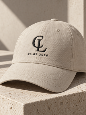 Casquette brode logo et date pour Noel - Broderie Paris - MAISON 48