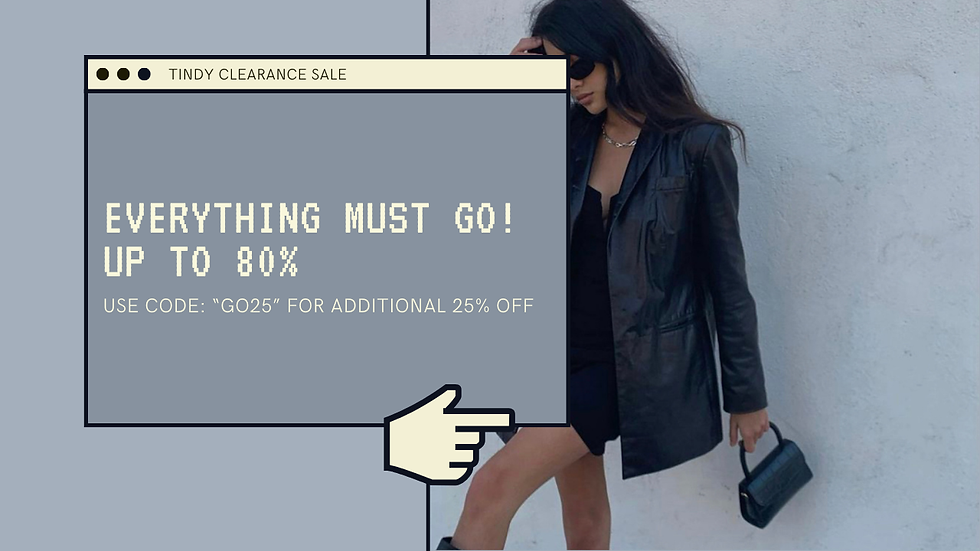 TINDY Clearance Sale.png