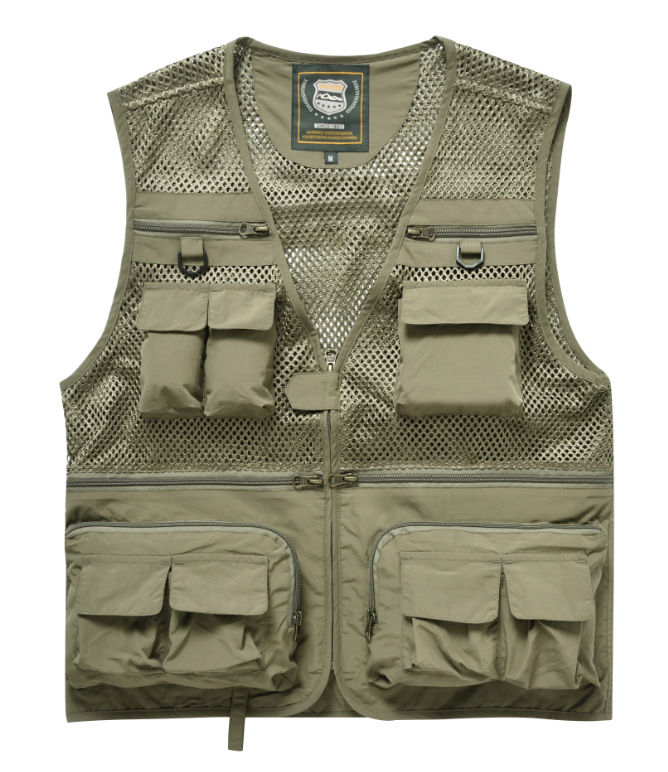 Thumbnail: Men's Outdoor Fishing Vest: Quick-Dry, Multi-Pocketed