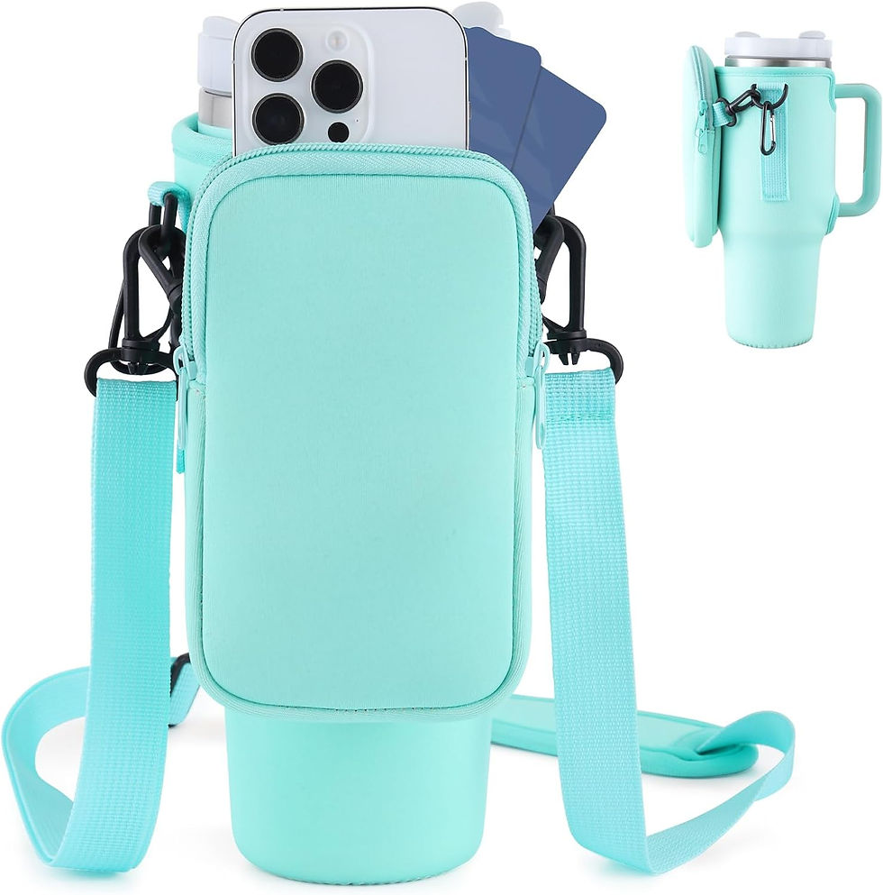 Thumbnail: Water Bottle Carrier Bag, Compatible With 40oz Tumbler With Handle
