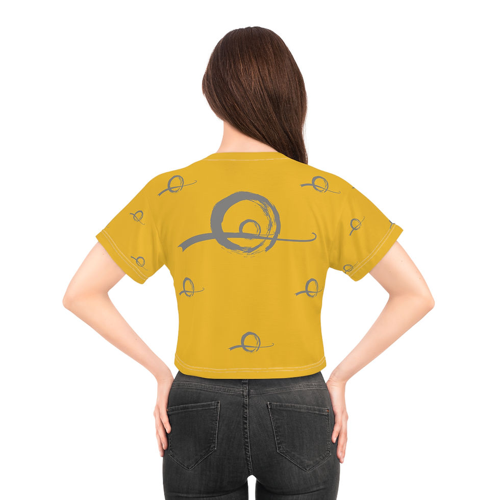 Thumbnail: Drip Nation 25 Trendy Crop Tee (Yellow)