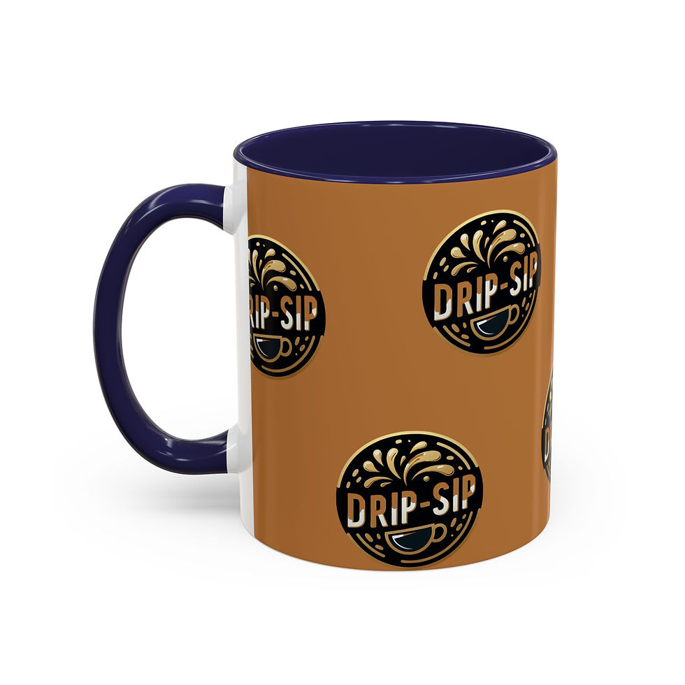 Thumbnail: Drip-Sip Accent Coffee Mug - Perfect for Coffee Lovers and Gift Giving!