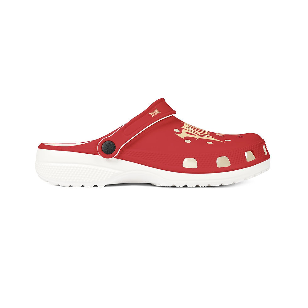 Thumbnail: Patience 2:50 EVA Foam Rubber Clogs (Dark Red)