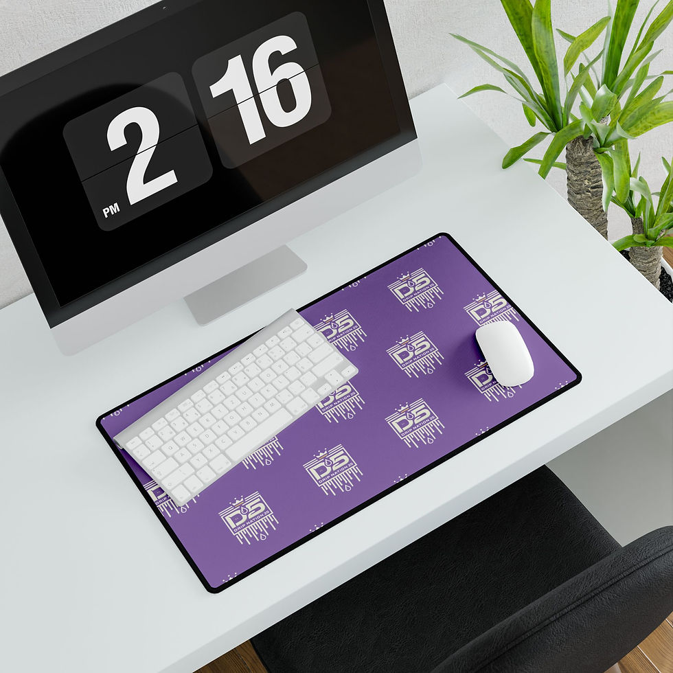 Thumbnail: Drip Nation 25 Desk Mat for Creative Desk (Light Purple)
