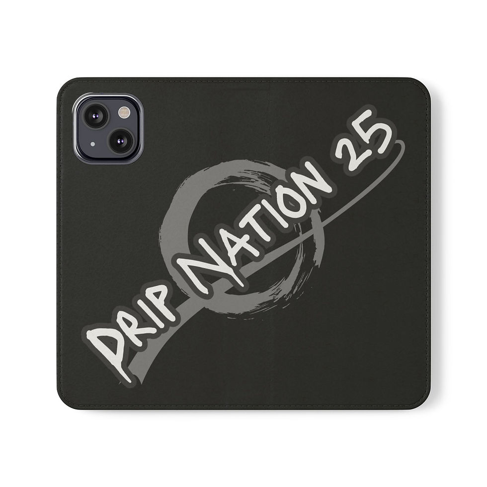 Thumbnail: Stylish Flip Case for Drip Nation Fans (Black)