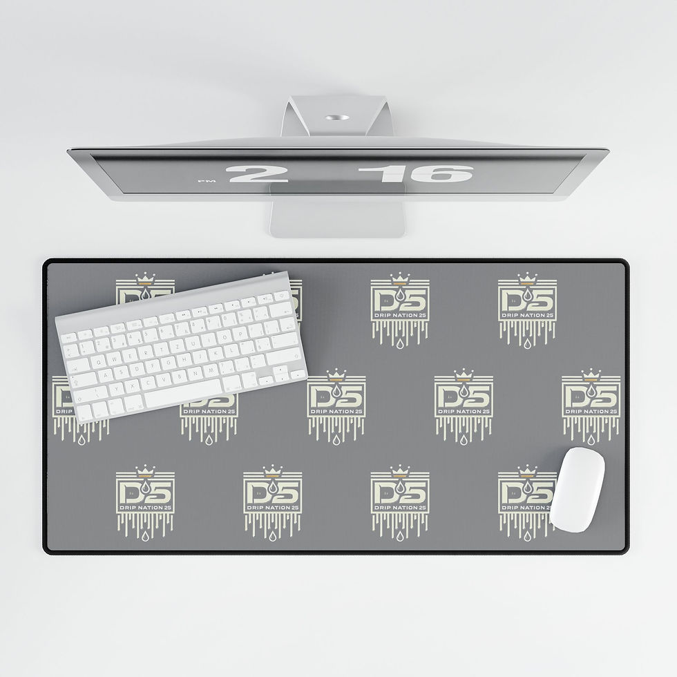 Thumbnail: Drip Nation 25 Desk Mat for Creative Desk (Grey)