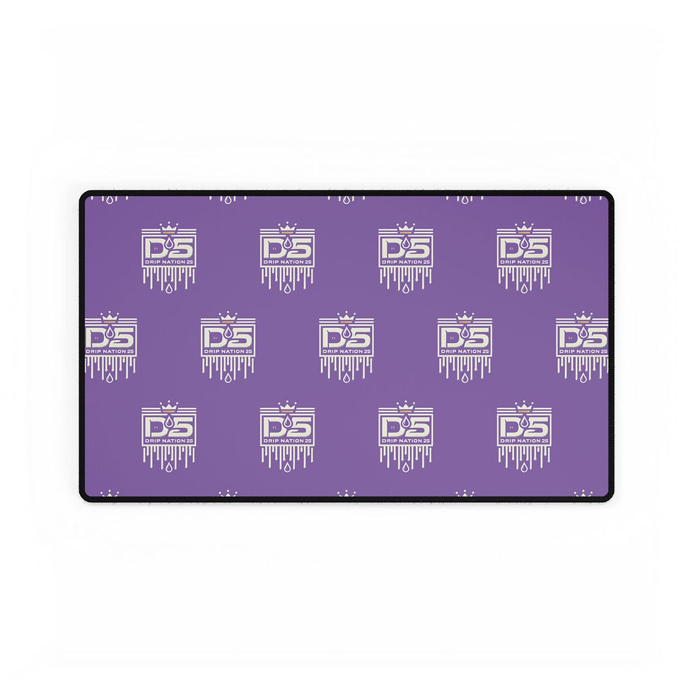 Thumbnail: Drip Nation 25 Desk Mat for Creative Desk (Light Purple)
