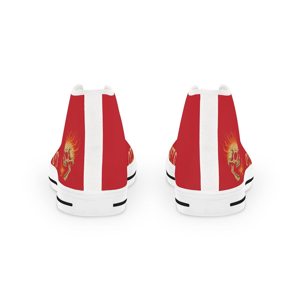 Thumbnail: "OTG" High Top Sneakers for Men (Dark Red)