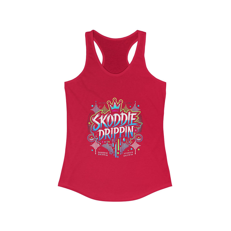 Thumbnail: Skoddie Drippin' Women's Racerback Tank