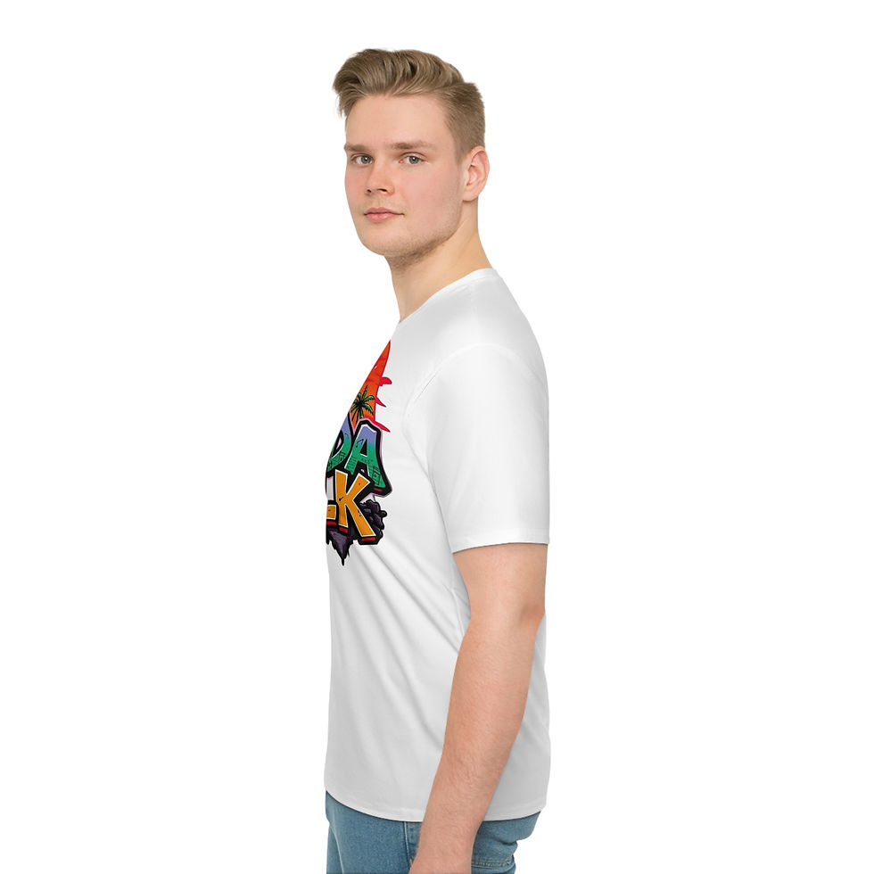 Thumbnail: "Florida Folk" Men's Loose T-shirt (White)