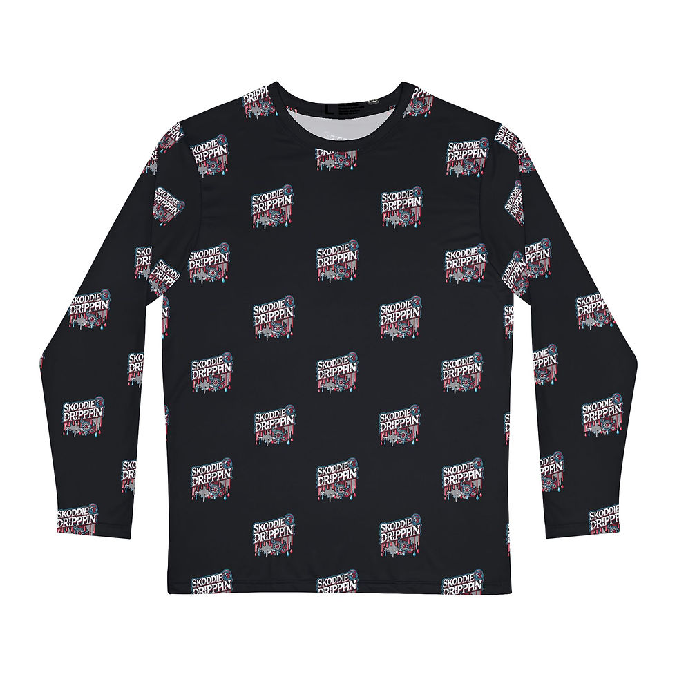 Men's Long Sleeve Shirt - Smoore Drippin' Graphic Tee for Casual Vibes