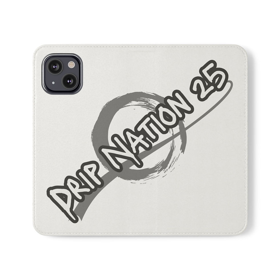 Thumbnail: Stylish Flip Case for Drip Nation Fans (White)