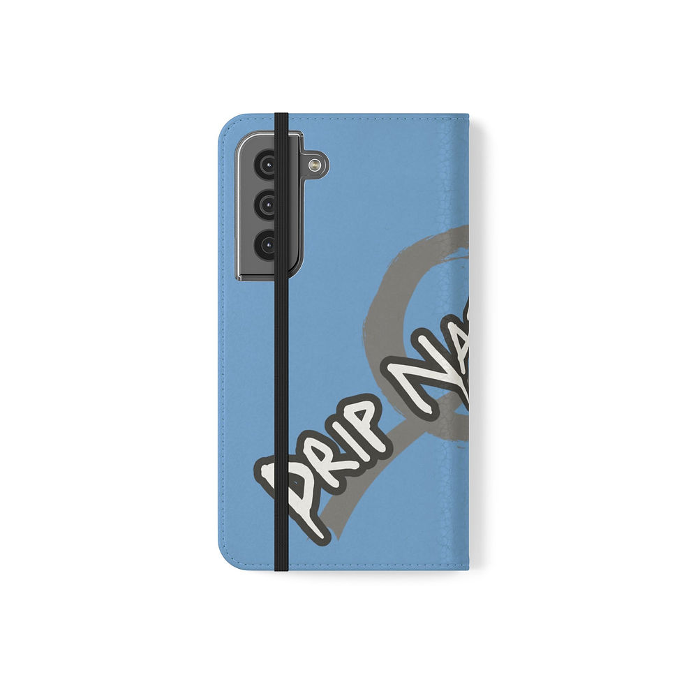 Thumbnail: Stylish Flip Case for Drip Nation Fans (Light Blue)