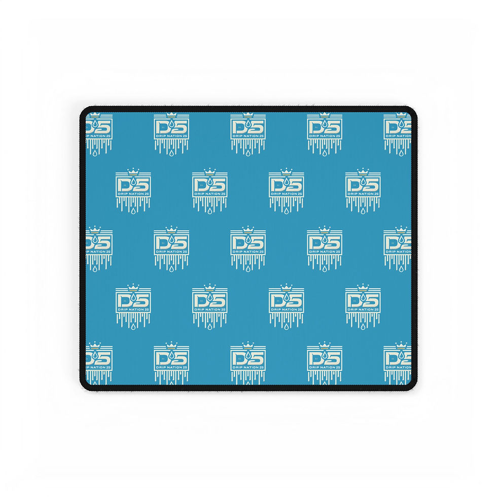 Thumbnail: Drip Nation 25 Desk Mat for Creative Desk Turquoise 