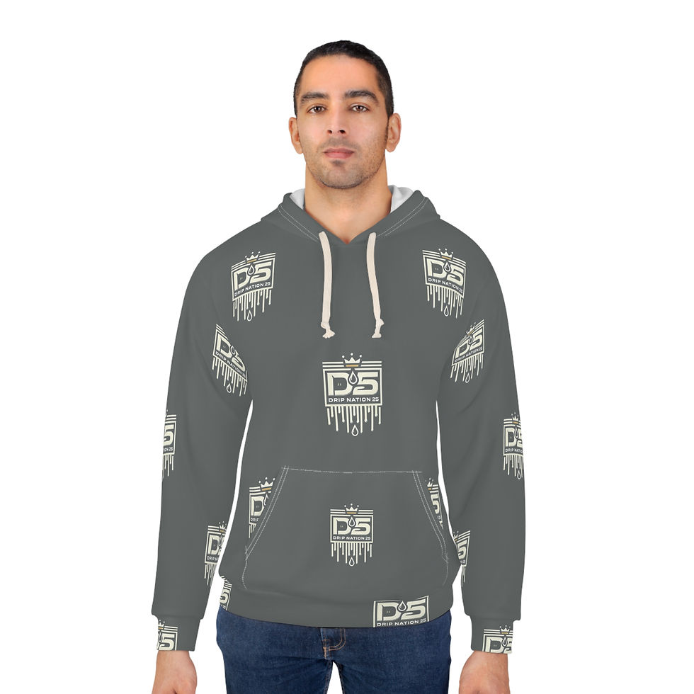 Thumbnail: Drip Nation 25 Pull Over Hoodies (Dark Grey)