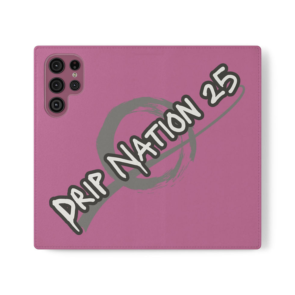Thumbnail: Stylish Flip Case for Drip Nation Fans (Light Pink)