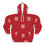 Thumbnail: Drip Nation 25 Pull Over Hoodies (Dark Red)