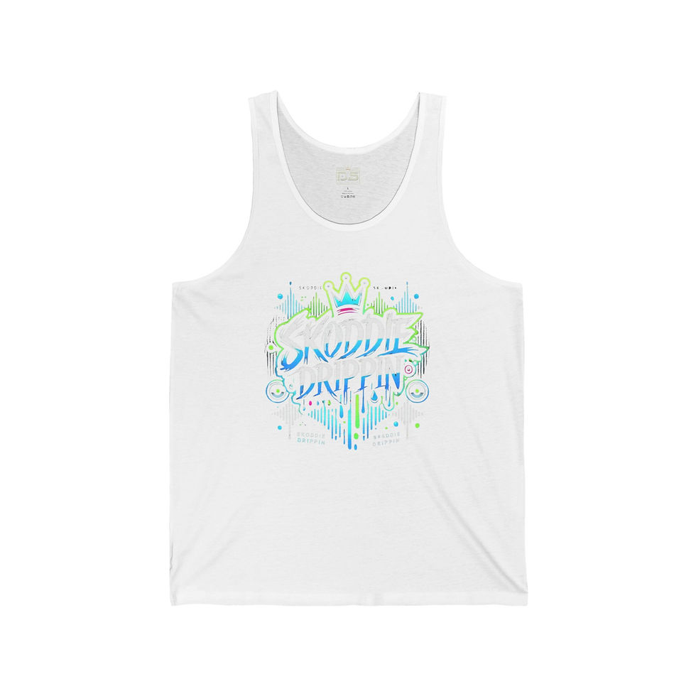 Thumbnail: Summer Vibes Skoddie Drippin Unisex Jersey Tank Top