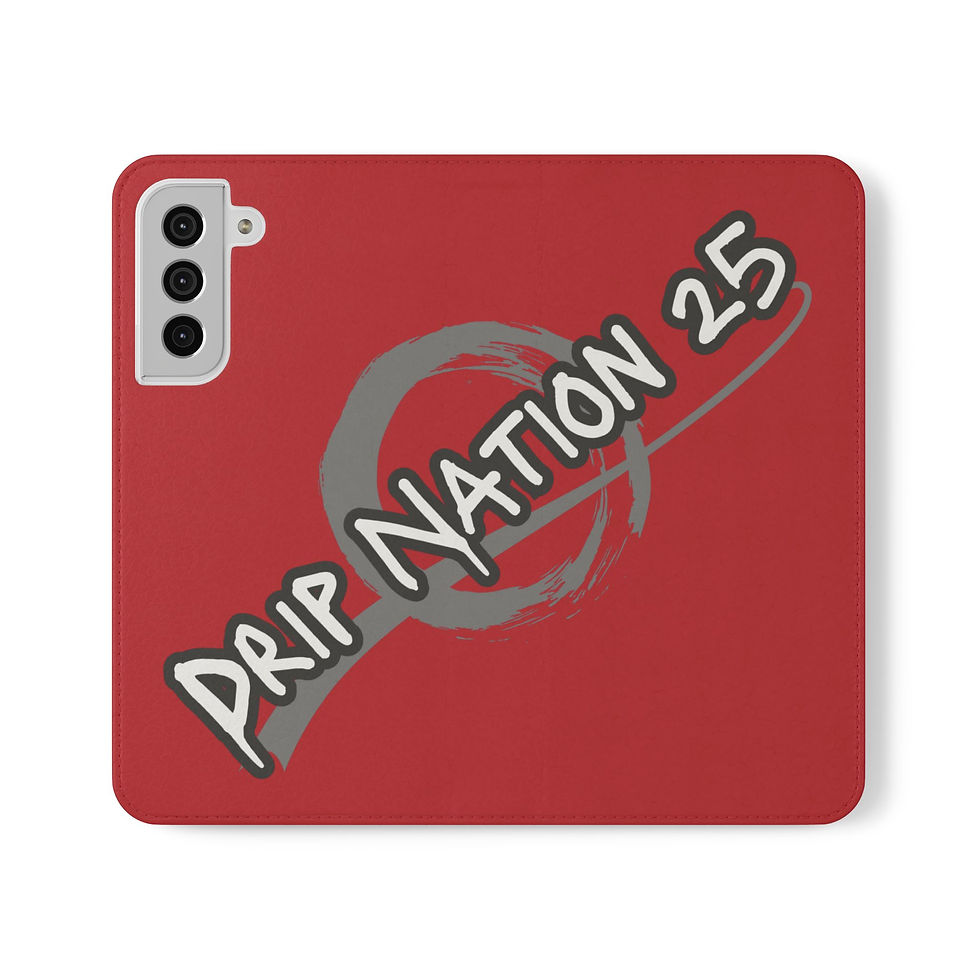 Thumbnail: Stylish Flip Case for Drip Nation Fans (Dark Red)