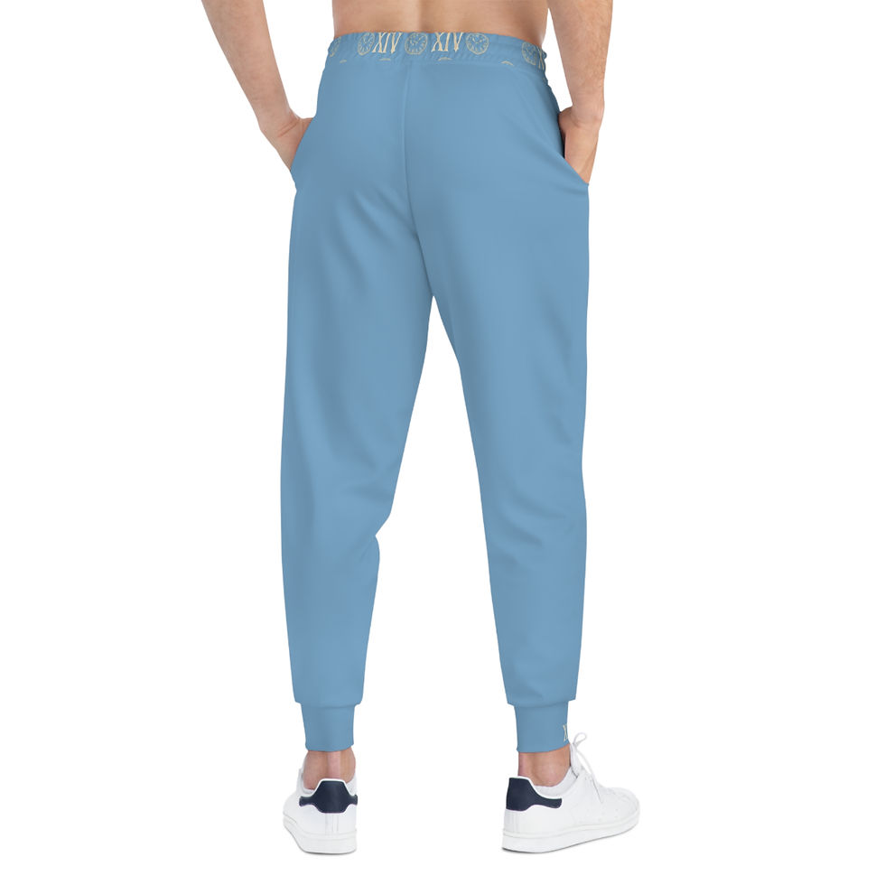 Thumbnail: "Patience 2:50's" Graphic Athletic Joggers UNC Blue