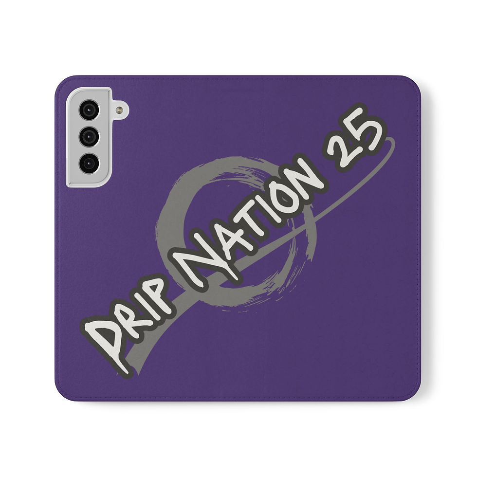 Thumbnail: Stylish Flip Case for Drip Nation Fans (Purple)