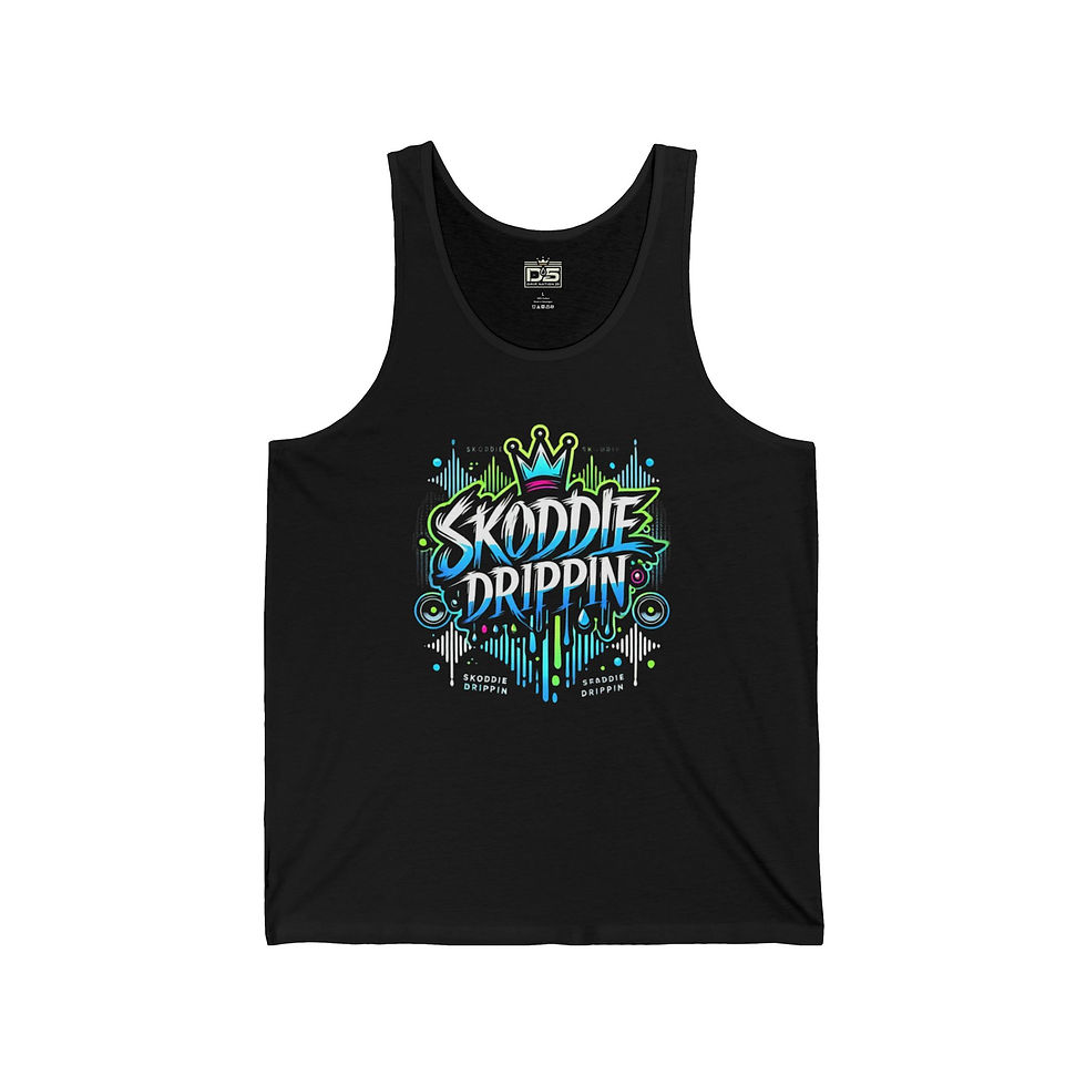 Summer Vibes Skoddie Drippin Unisex Jersey Tank Top
