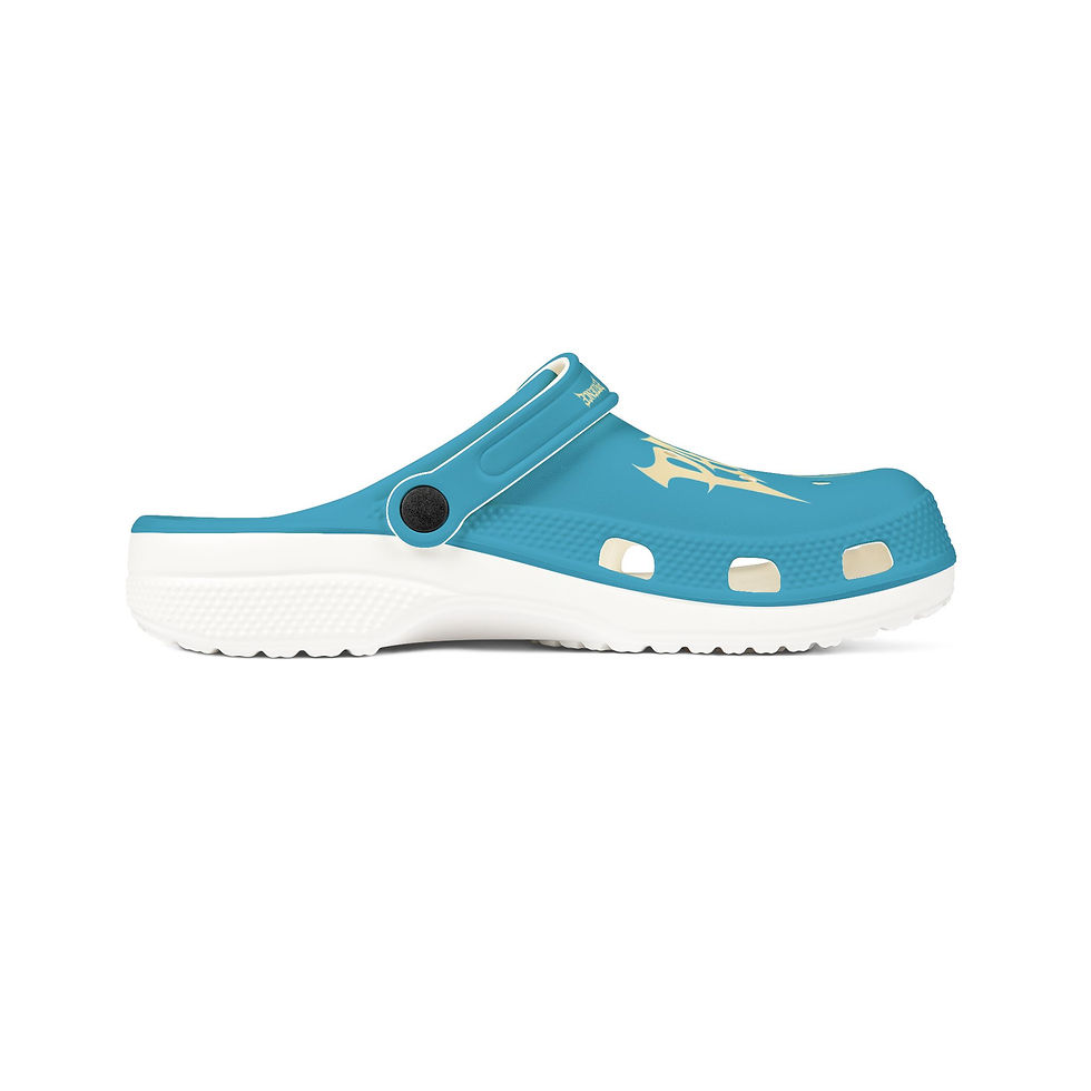 Thumbnail: Patience 2:50 EVA Foam Rubber Clogs (Turquoise)