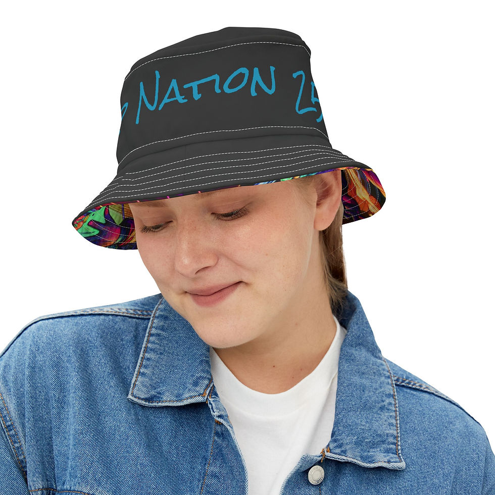 Thumbnail: Drip Nation Bucket Hat - Trendy Summer Accessory for Outdoor Fun