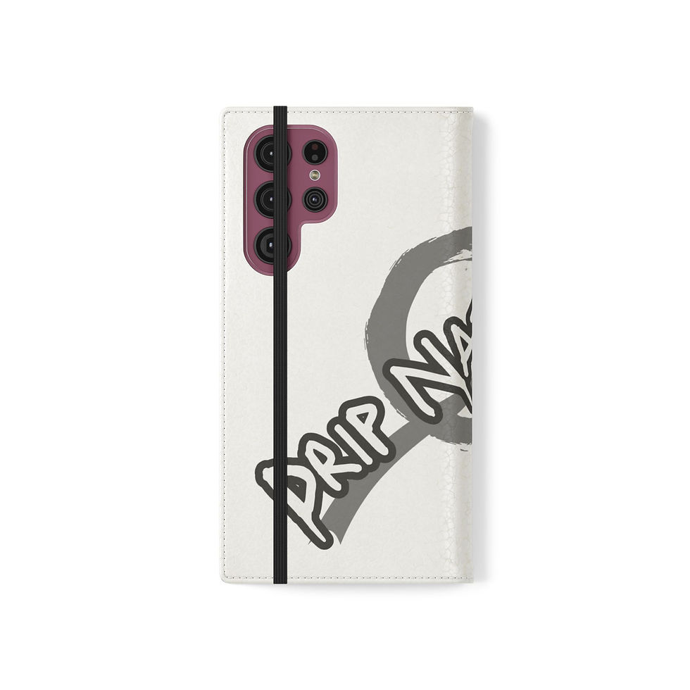 Thumbnail: Stylish Flip Case for Drip Nation Fans (White)